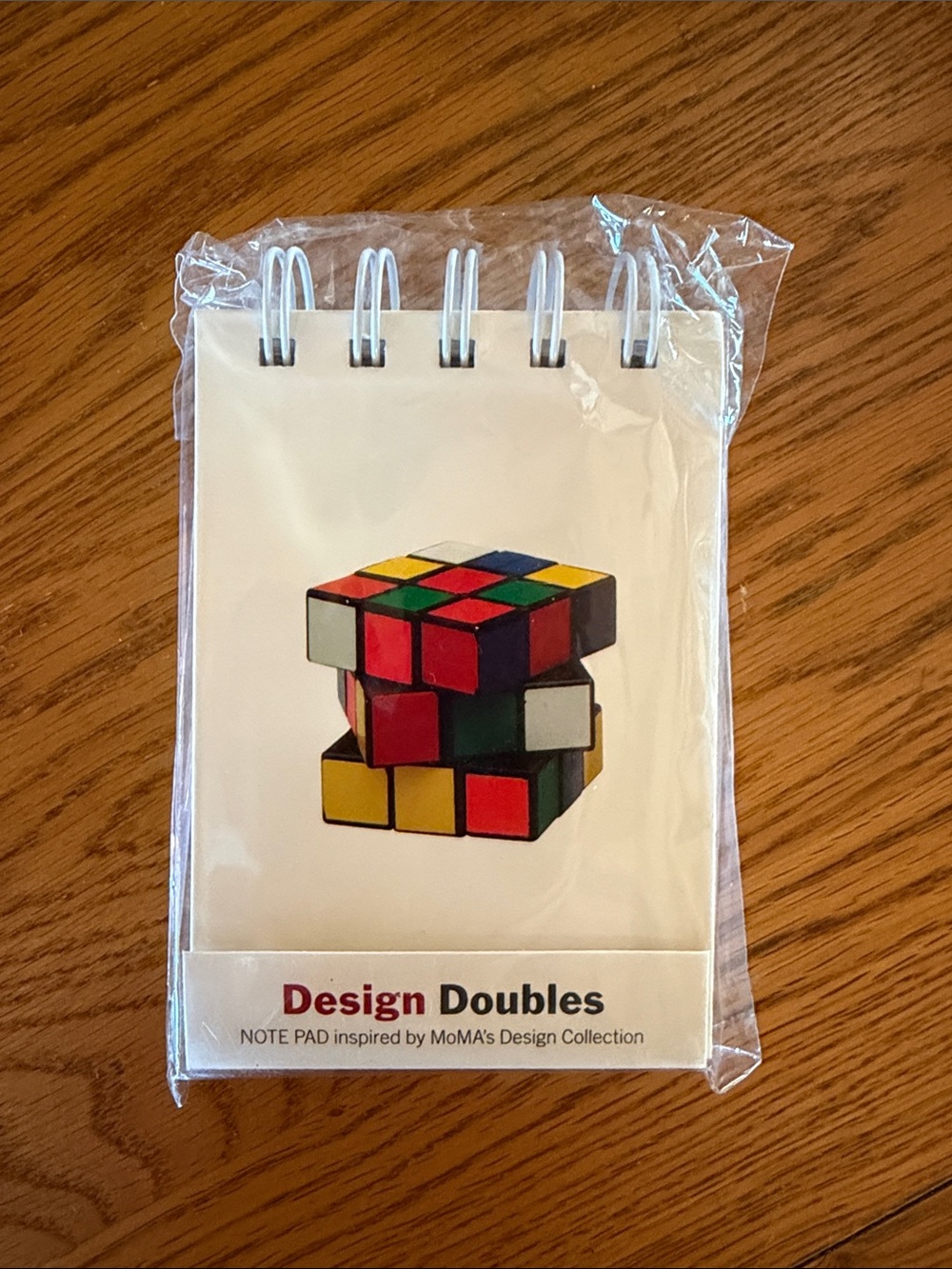Design Doubles Note Pad inspired by MoMa’s Design Collection Rubik’s Cube Lego